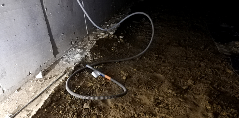2025.04.30 - Test de pression dans le vide sanitaire