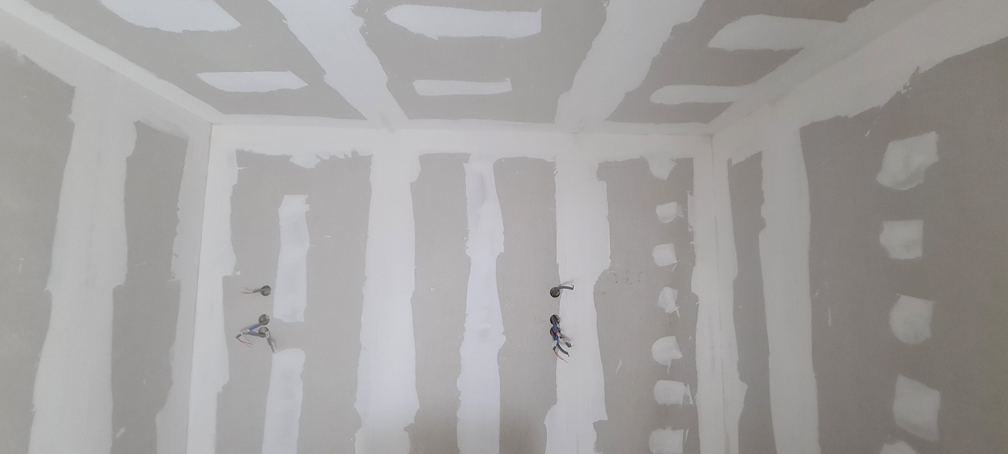 2026.03.22 - Les joints sont faits dans la chambre du rez-de-chaussée